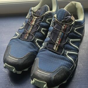 Salomon Speedcross 4 Blue Athletic Shoes
